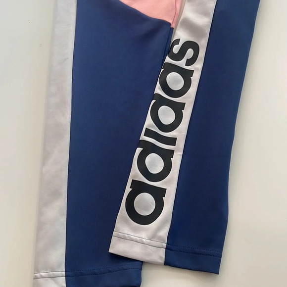 adidas Colorblock High Rise climalite leggings size L (b-1) - Picture 6 of 11